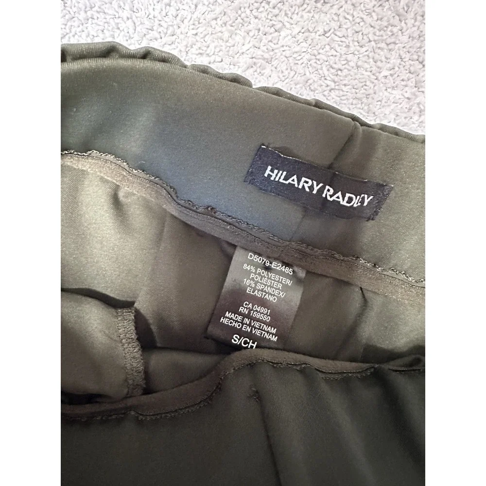 SALE - 3/$25 Hilary Radley Ladies' Dark‎ Olive Green Pockets Pull-On Pants Small